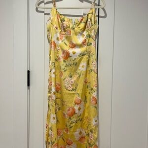 Floral Yellow Dress